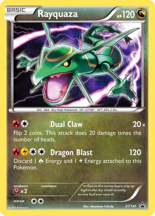 Rayquaza - XY141 (XY141) [XY Promos] Holofoil - Deck Out Gaming