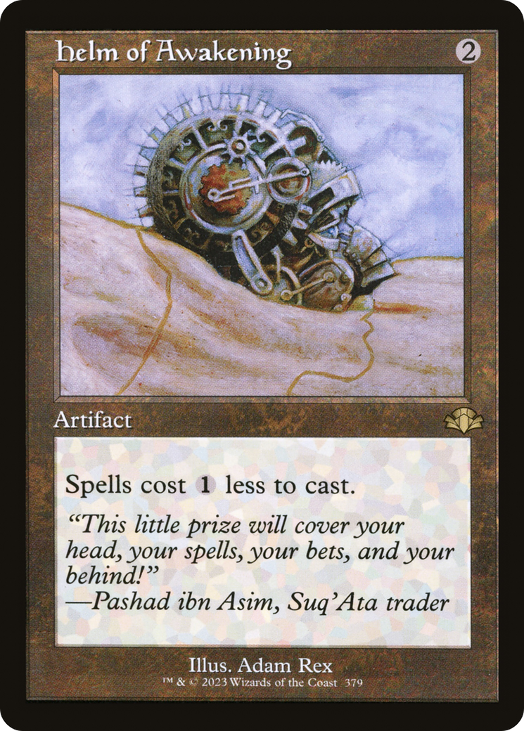 Helm of Awakening (Retro Frame) (379) [Dominaria Remastered] foil - Deck Out Gaming
