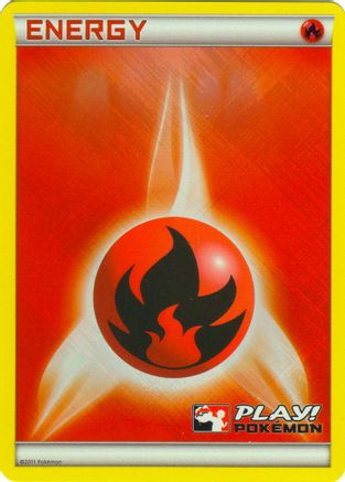 Fire Energy (2011 Play! Pokemon) () [League & Championship Cards] Holofoil - Deck Out Gaming