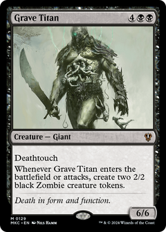 Grave Titan (129) [Murders at Karlov Manor Commander] - Deck Out Gaming
