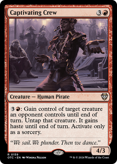 Captivating Crew (159) [Outlaws of Thunder Junction Commander] - Deck Out Gaming