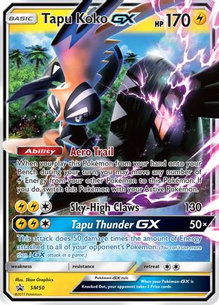 Tapu Koko GX - SM50 (SM50) [SM Promos] Holofoil - Deck Out Gaming