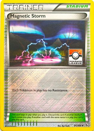 Magnetic Storm - 91/106 (Pokemon League) (91) [League & Championship Cards] Reverse Holofoil - Deck Out Gaming