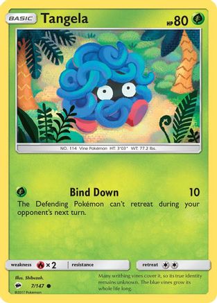 Tangela (7) [SM - Burning Shadows] Reverse Holofoil - Deck Out Gaming