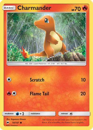 Charmander (18) [SM - Burning Shadows] Reverse Holofoil - Deck Out Gaming