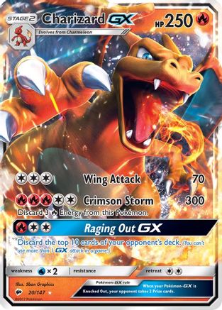 Charizard GX (20) [SM - Burning Shadows] Holofoil - Deck Out Gaming