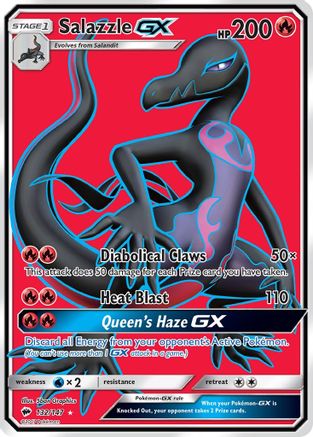 Salazzle GX (Full Art) (132) [SM - Burning Shadows] Holofoil - Deck Out Gaming