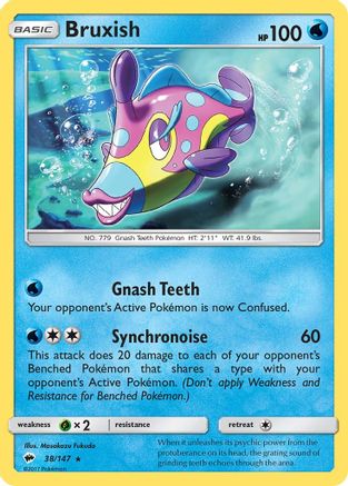 Bruxish (38) [SM - Burning Shadows] Reverse Holofoil - Deck Out Gaming