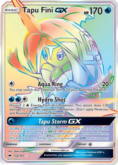 Tapu Fini GX (Secret) (152) [SM - Burning Shadows] Holofoil - Deck Out Gaming