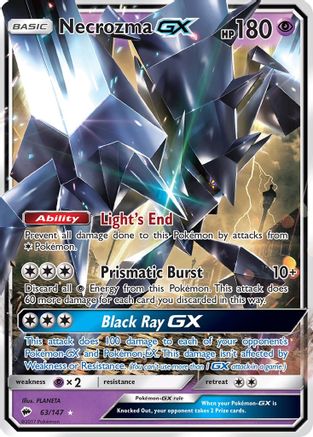 Necrozma GX (63) [SM - Burning Shadows] Holofoil - Deck Out Gaming