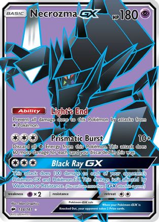 Necrozma GX (Full Art) (134) [SM - Burning Shadows] Holofoil - Deck Out Gaming