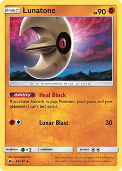 Lunatone (68) [SM - Burning Shadows] Reverse Holofoil - Deck Out Gaming