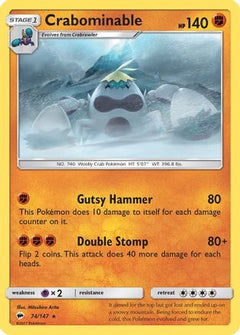Crabominable (74) [SM - Burning Shadows] Reverse Holofoil - Deck Out Gaming