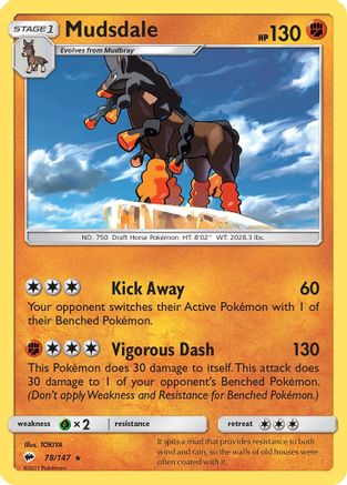 Mudsdale (78) [SM - Burning Shadows] - Deck Out Gaming
