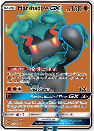 Marshadow GX (Full Art) (137) [SM - Burning Shadows] Holofoil - Deck Out Gaming