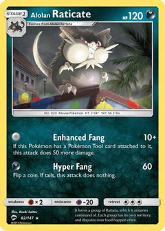 Alolan Raticate (82) [SM - Burning Shadows] Reverse Holofoil - Deck Out Gaming