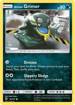 Alolan Grimer (83) [SM - Burning Shadows] Reverse Holofoil - Deck Out Gaming