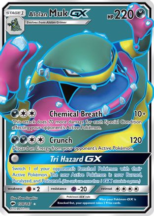 Alolan Muk GX (Full Art) (138) [SM - Burning Shadows] Holofoil - Deck Out Gaming
