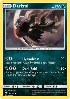 Darkrai (87) [SM - Burning Shadows] Reverse Holofoil - Deck Out Gaming