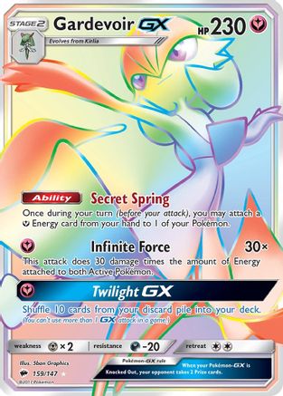 Gardevoir GX (Secret) (159) [SM - Burning Shadows] Holofoil - Deck Out Gaming