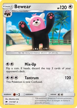 Bewear (111) [SM - Burning Shadows] Reverse Holofoil - Deck Out Gaming