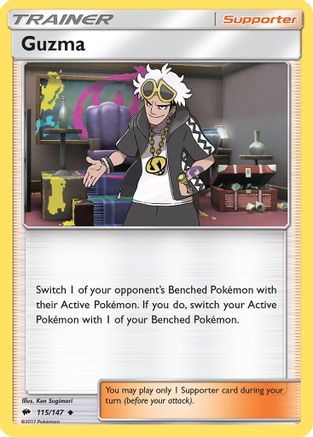 Guzma (115) [SM - Burning Shadows] Reverse Holofoil - Deck Out Gaming