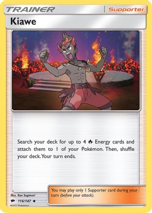 Kiawe (116) [SM - Burning Shadows] Reverse Holofoil - Deck Out Gaming