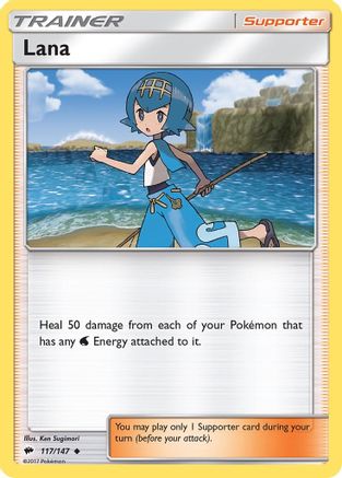 Lana (117) [SM - Burning Shadows] Reverse Holofoil - Deck Out Gaming
