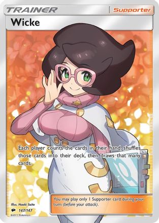 Wicke (Full Art) (147) [SM - Burning Shadows] Holofoil - Deck Out Gaming