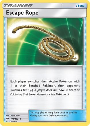 Escape Rope (114) [SM - Burning Shadows] - Deck Out Gaming