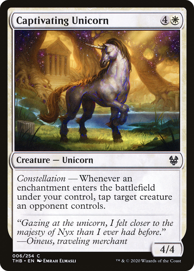 Captivating Unicorn (6) [Theros Beyond Death] - Deck Out Gaming