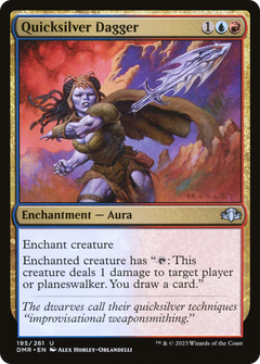 Quicksilver Dagger (195) [Dominaria Remastered] - Deck Out Gaming