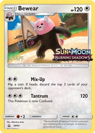 Bewear - SM49 (Prerelease) [Staff] (SM49) [SM Promos] Holofoil - Deck Out Gaming