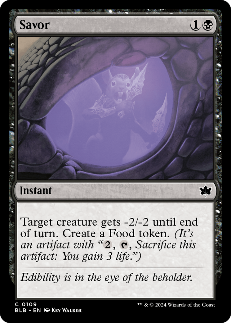 Savor (109) [Bloomburrow] - Deck Out Gaming