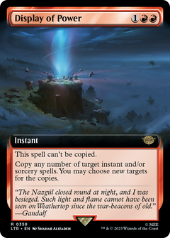Display of Power (Extended Art) (358) [The Lord of the Rings: Tales of Middle-earth] - Deck Out Gaming