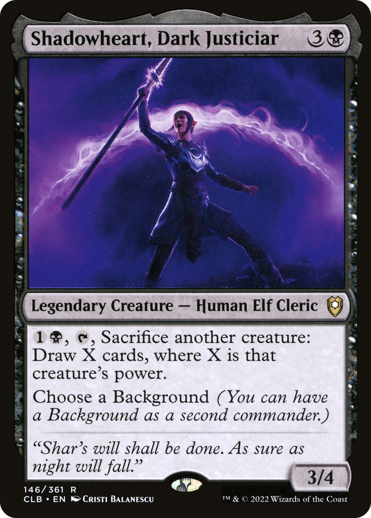 Shadowheart, Dark Justiciar (146) [Commander Legends: Battle for Baldur's Gate] - Deck Out Gaming