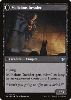 Innocent Traveler // Malicious Invader (121) [Innistrad: Crimson Vow] - Deck Out Gaming
