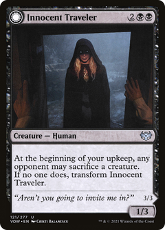 Innocent Traveler // Malicious Invader (121) [Innistrad: Crimson Vow] - Deck Out Gaming