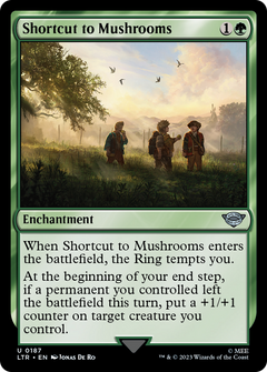 Shortcut to Mushrooms (187) [The Lord of the Rings: Tales of Middle-earth] foil - Deck Out Gaming