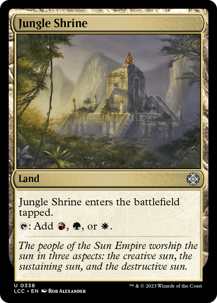 Jungle Shrine (338) [The Lost Caverns of Ixalan Commander] - Deck Out Gaming