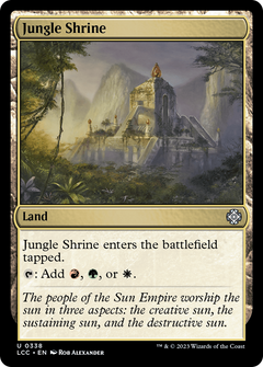 Jungle Shrine (338) [The Lost Caverns of Ixalan Commander] - Deck Out Gaming