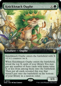 Knickknack Ouphe (Extended Art) (54) [Wilds of Eldraine Commander] - Deck Out Gaming