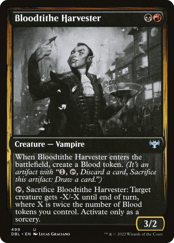 Bloodtithe Harvester (499) [Innistrad: Double Feature] foil - Deck Out Gaming