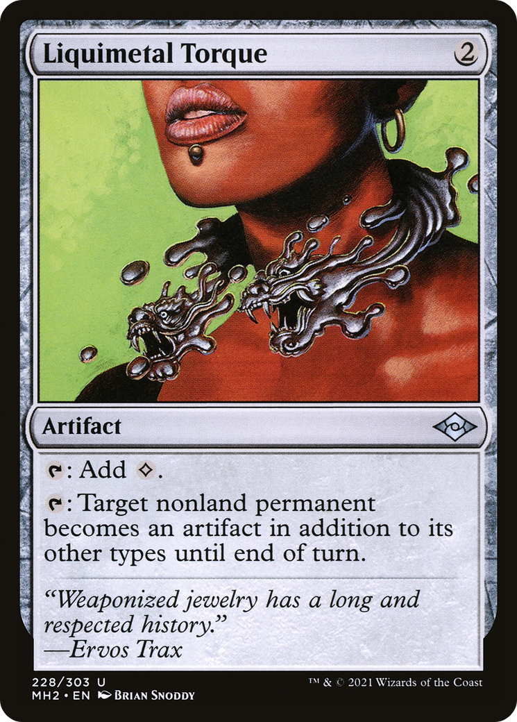 Liquimetal Torque (228) [Modern Horizons 2] foil - Deck Out Gaming