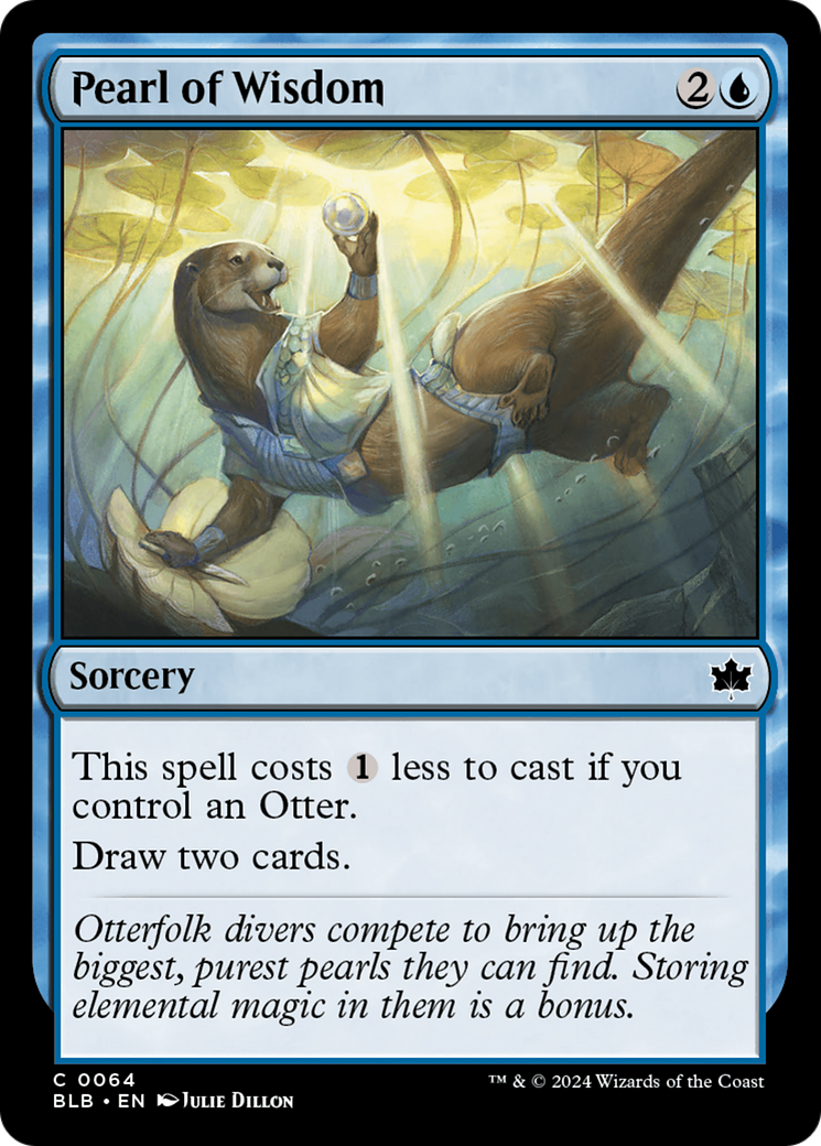 Pearl of Wisdom (64) [Bloomburrow] foil - Deck Out Gaming