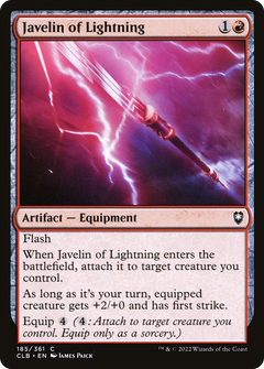 Javelin of Lightning (185) [Commander Legends: Battle for Baldur's Gate] - Deck Out Gaming