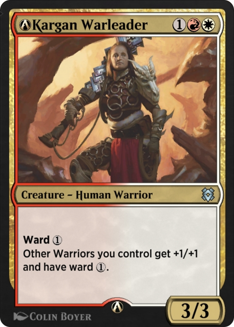 A-Kargan Warleader (A-224) [Zendikar Rising] - Deck Out Gaming