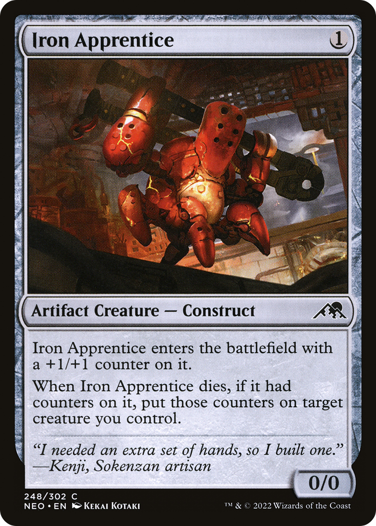 Iron Apprentice (248) [Kamigawa: Neon Dynasty] foil - Deck Out Gaming