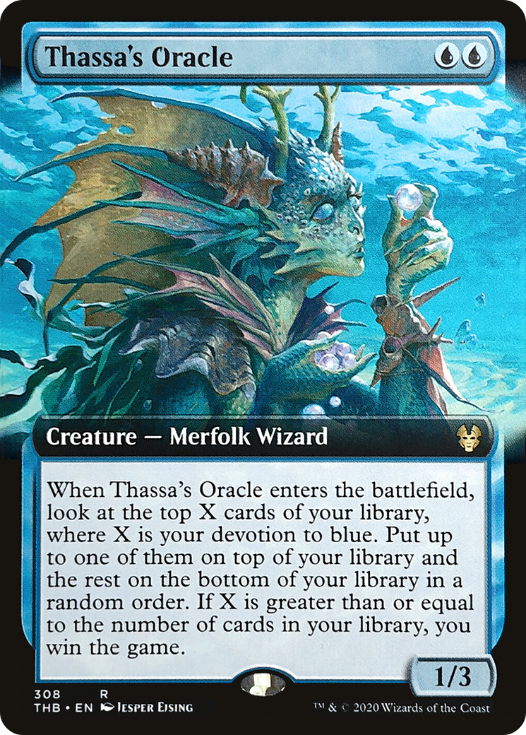 Thassa's Oracle (Extended Art) (308) [Theros Beyond Death] foil - Deck Out Gaming