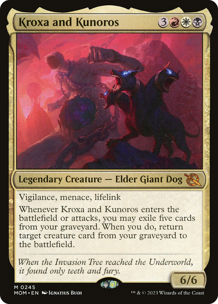 Kroxa and Kunoros (245) [March of the Machine] foil - Deck Out Gaming